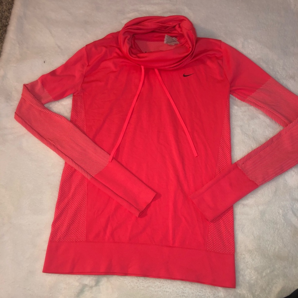 Pink Nike Compression Dri Fit Shirt